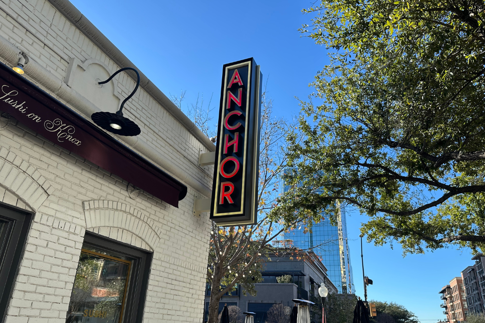 Lit Sign for Restaurant