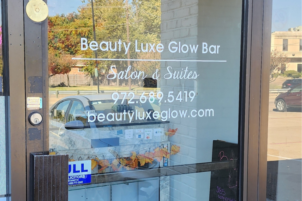 Hours of Operation Sign for a Salon